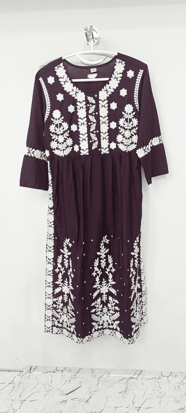 Chikankari Embroidered Kurti