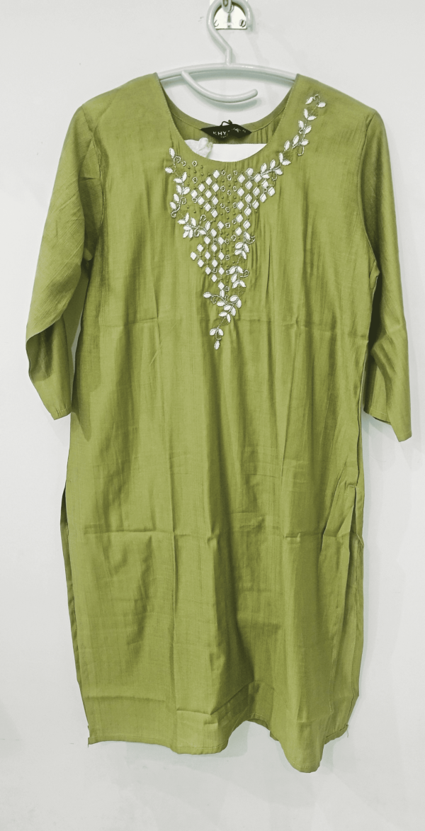 Embroidered Kurti Set