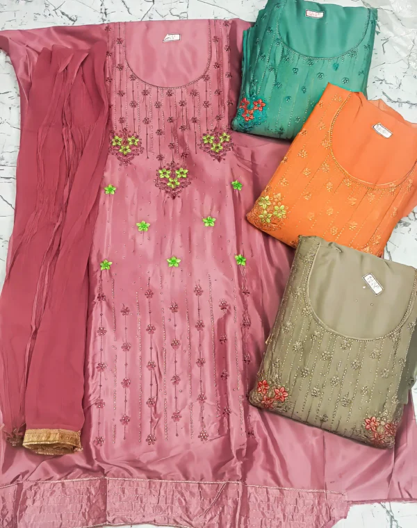 Elegant Embroidered Suit