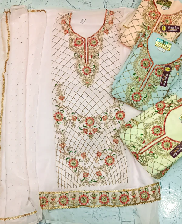 Embroidered Suit Set