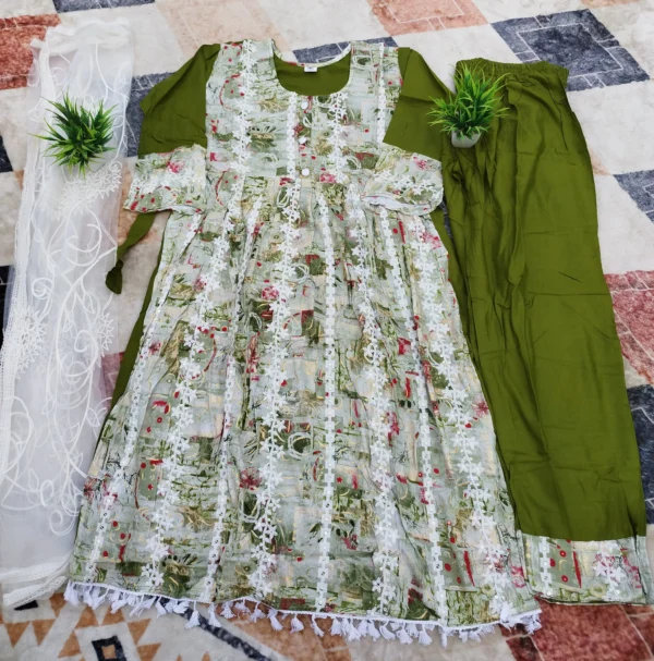 Frock Bottom & Dupatta