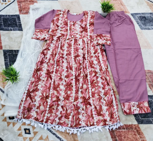 Frock Bottom & Dupatta