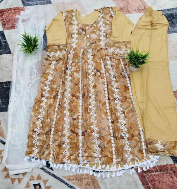 Frock Bottom & Dupatta