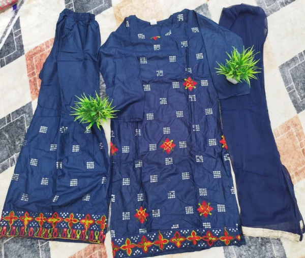 Sharara, Kurti & Dupatta