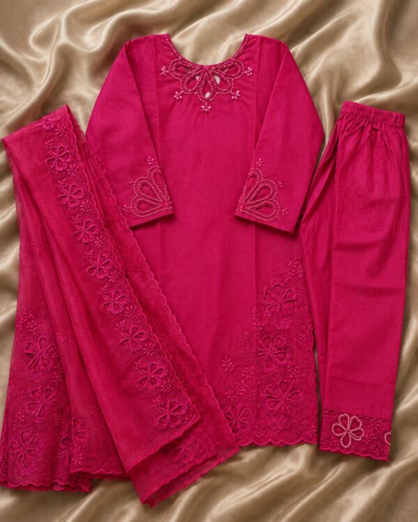 Embroidery Work Ladies Suit – Design 059 | Stitched | Kohinoor Shop