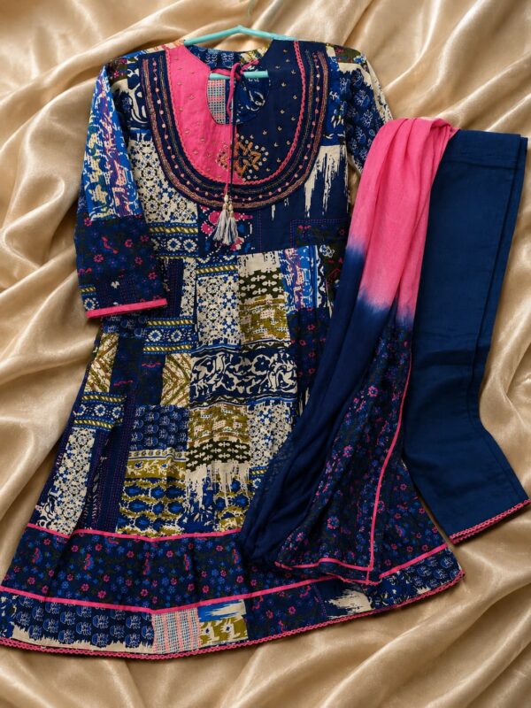 Embroidery Work Ladies Suit – Design 126 | Stitched | Kohinoor Shop