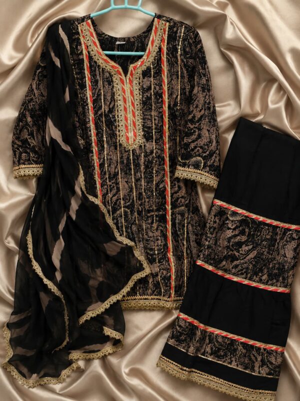 Embroidery Work Ladies Suit – Design 128 | Stitched | Kohinoor Shop
