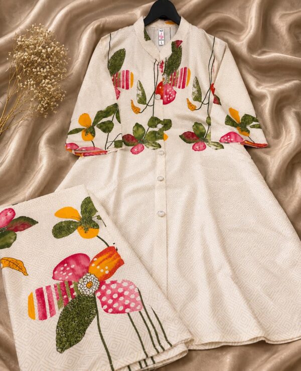 Long Kurti with Plazo – Design 118 | Stitched | Kohinoor Shop
