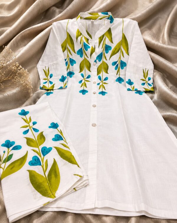 Long Kurti with Plazo – Design 120 | Stitched | Kohinoor Shop