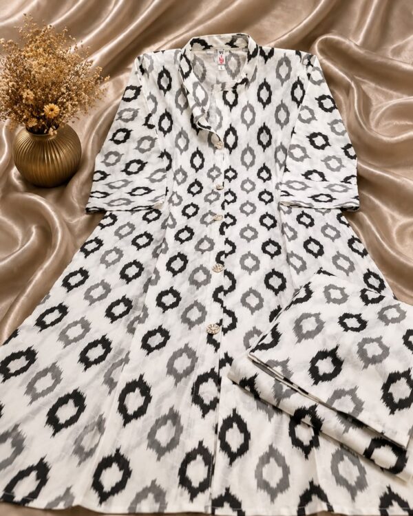 Long Kurti with Plazo – Design 143 | Stitched | Kohinoor Shop