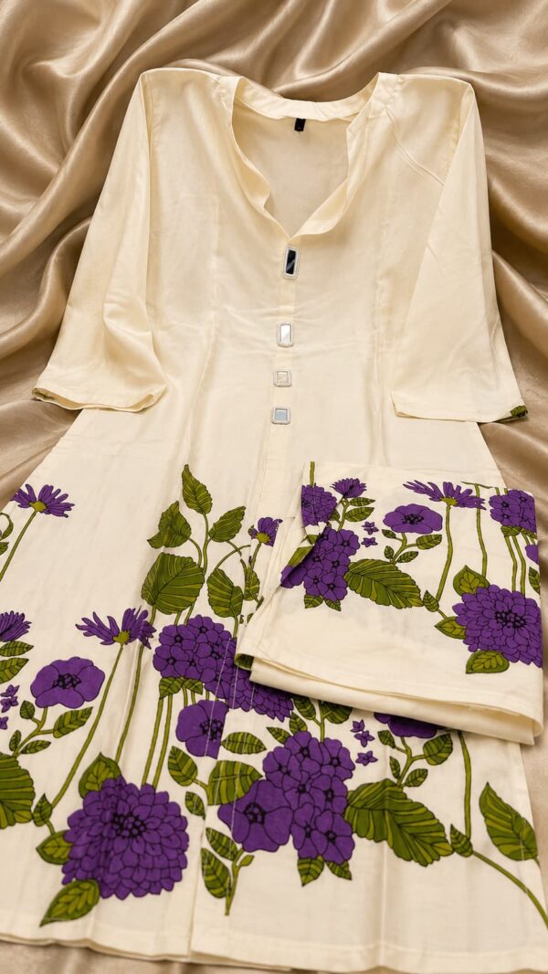 Long Kurti with Plazo – Design 156 | Stitched | Kohinoor Shop