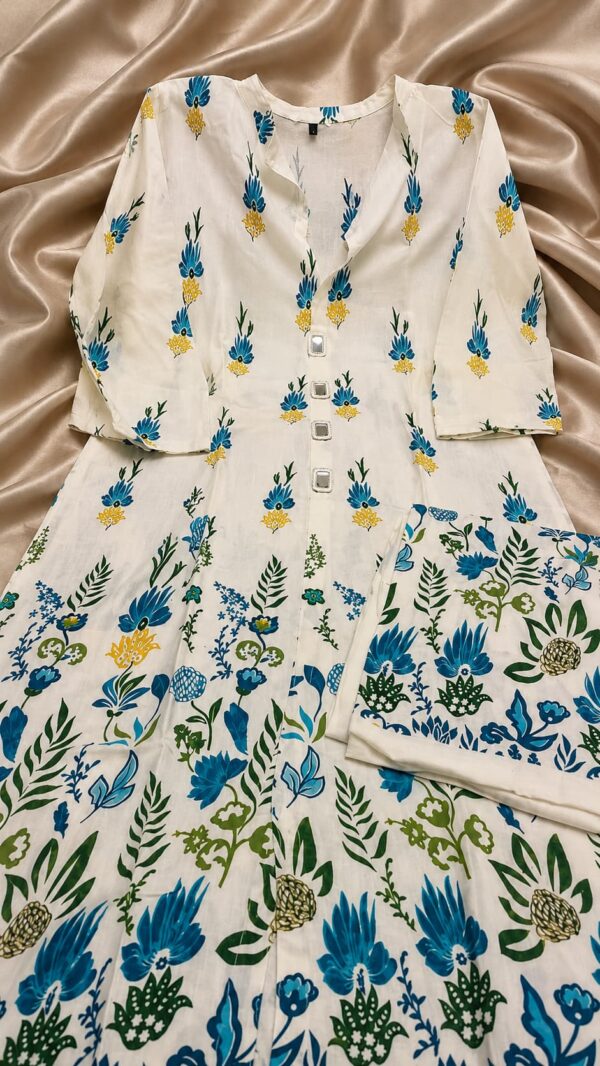 Long Kurti with Plazo – Design 157 | Stitched | Kohinoor Shop