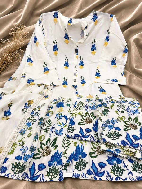 Long Kurti with Plazo – Design 158 | Stitched | Kohinoor Shop