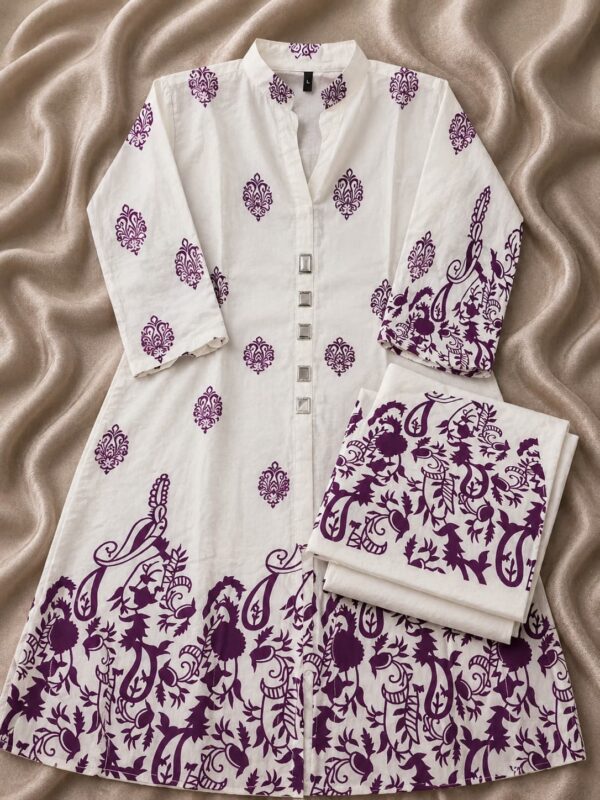 Long Kurti with Plazo – Design 160 | Stitched | Kohinoor Shop