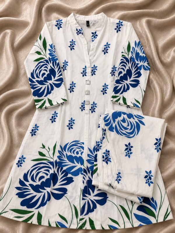 Long Kurti with Plazo – Design 162 | Stitched | Kohinoor Shop