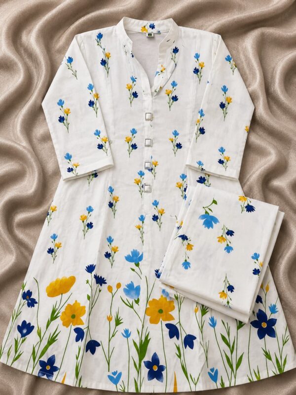 Long Kurti with Plazo – Design 163 | Stitched | Kohinoor Shop