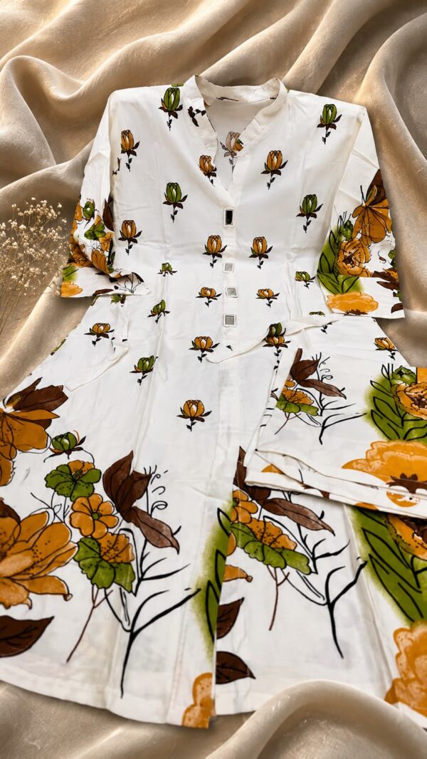 Long Kurti with Plazo – Design 165 | Stitched | Kohinoor Shop