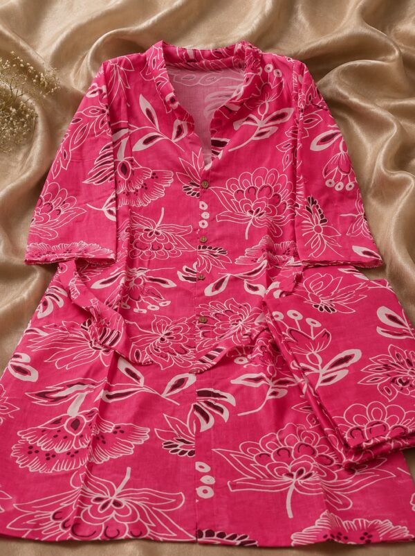 Long Kurti with Plazo – Design 182 | Stitched | Kohinoor Shop