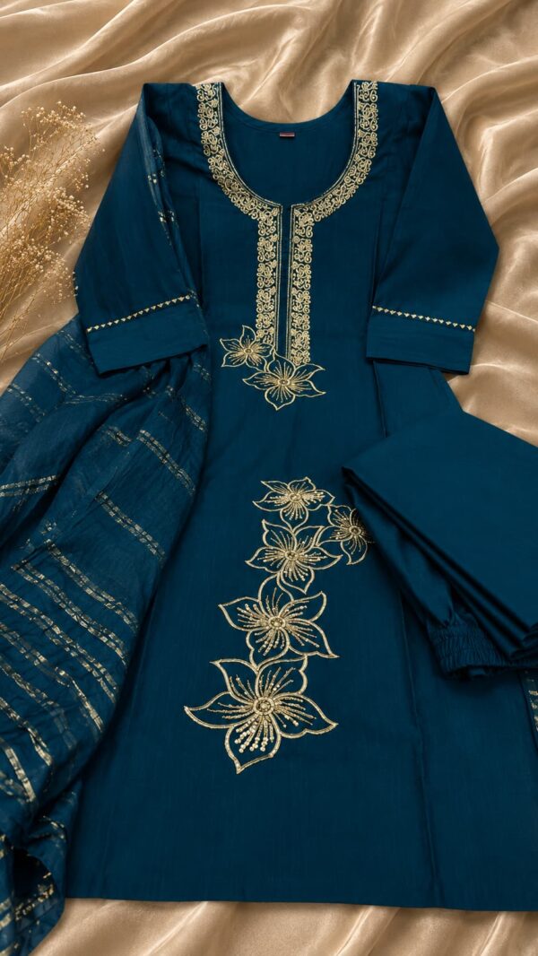 Vatican Silk | 3pc Ladies Suit – Design 169 | Stitched | Kohinoor Shop